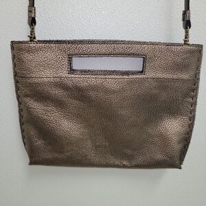 The SAK Bronze Leather Linden Crossbody Handbag  Bag